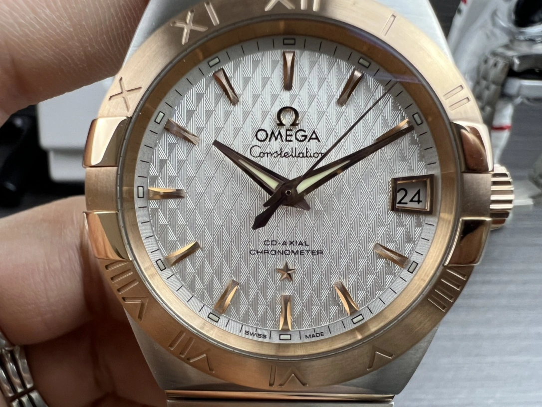 CBD Factory Omega Constellation Co-Axial 38mm Two-Tone Sedna Gold (123.20.38.21.02.007) 1:1 Super Clone -DD8500 Movement Versatile 319